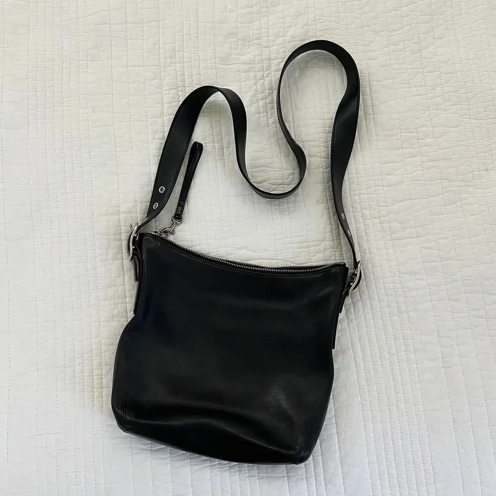 Vintage Coach Legacy Hobo Leather Bag 9326 Crossbody Handbag Black Purse